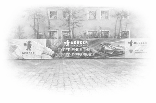 Werbebanner 16 Meter x 2 Meter